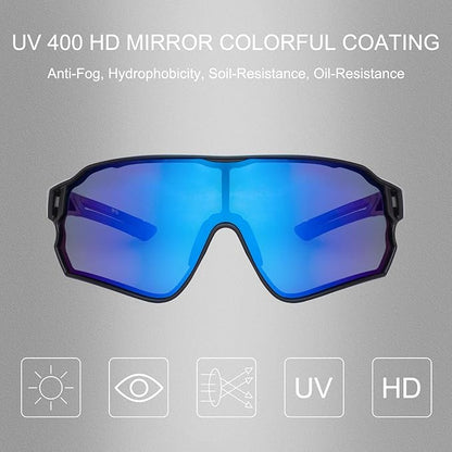 ROCKBROS Polarized Sunglasses UV Protection for Women Men Cycling Sunglasses