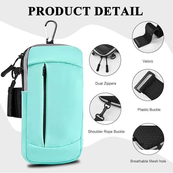 Phone Holder for Running Armband,Cell Phone Purse Crossbody for Women Men Kids,iPhone 11 12 13 14 15 Pro Max Xs Xr X 8 7 6 Plus SE Mini Galaxy Ultra S24 S23 Note Pouch Exercise Arm Bands Bag