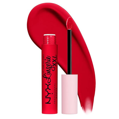 NYX PROFESSIONAL MAKEUP Lip Lingerie XXL Matte Liquid Lipstick - Untamable (Brick Red)