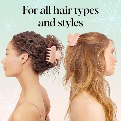 Kitsch Hair Clips for Women - Secure Hold for Thick & Thin Hair All Day - Perfect for Everyday Use & Special Occasions - Rosewood, 1pc