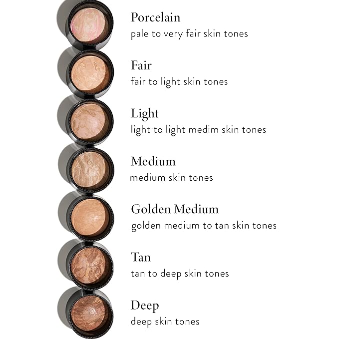 LAURA GELLER NEW YORK Award-Winning Baked Balance-n-Brighten To Go Travel Size Color Correcting Powder Foundation - Porcelain - Buildable Light to Medium Coverage - Demi-Matte Natural