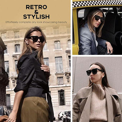 mosanana Oversized Square Sunglasses for Women Simple Trendy Style MS51917