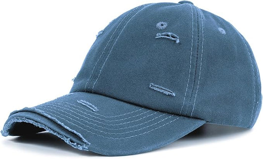 Century Star Baseball Caps for Men Womens Baseball Hat Distressed Cotton Dad Hat Summer Adjustable Golf Runing Hat