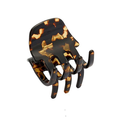 MACHETE Women Hair Clip Mini Claw Clip, 1.25 inch Hair Clamps Fashion Hair Accessories (Dark Tortoise)