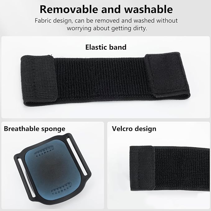 VRIG 360 Rotatable Magnetic Wristband Phone Holde, Armband Cell Phone Holder, Magnetic Phone Holder, Compatible with magsafe iPhone 16 15 14 13 12 Pro Max Plus Mini