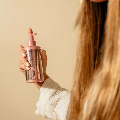 Nexxus Epic Shine Anti-Humidity Spray Heat Protection for Long Lasting, Weightless Shine, with StyleProtect Technology 8 oz