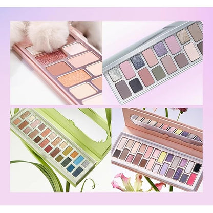 1PC Qianyan 16/24 Colors Eyeshadow Palette, QianYan Eyeshadow Multichrome Shimmer Matte Facial Highlighter Eyeshadow Palette (TouXin, 16 Colors)