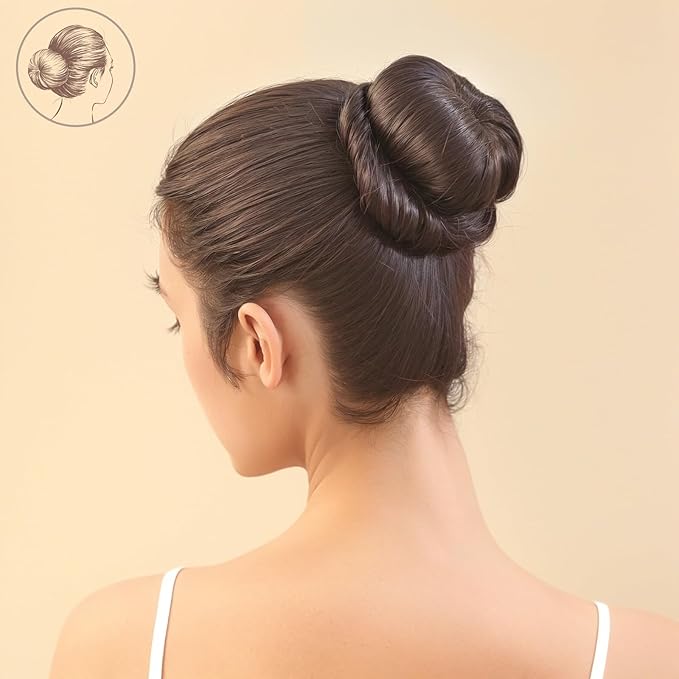 20PCS Spiral Hair Pins, Spin Pins Spiral Bobby Pins for Girls, Women and Kids, Non-Scratch Round Clip & Bun Twist, Stylish Bun Bobby Pins, Premium Spin Pins for Hair, Brown