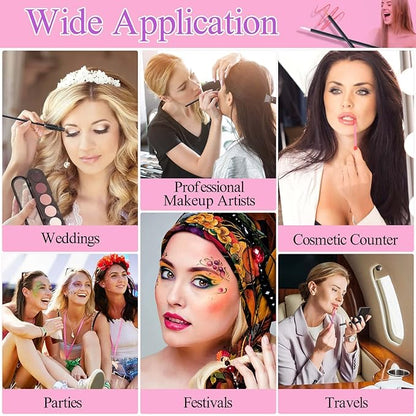 248 Pcs Disposable Makeup Applicators with Triangle Puffs, Mascara wands, Lip/Eyeliner Brushes Disposable Makeup Applicator Kit for Makeup Artist Supplies