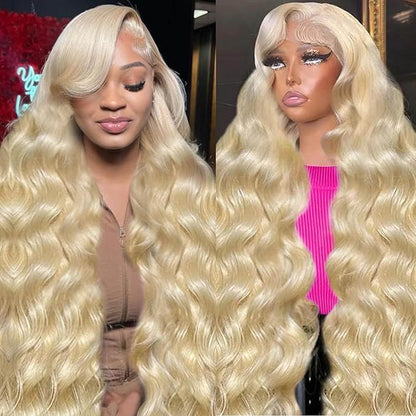613 13x6 Lace Front Wig Human Hair 613 HD Lace Front Wigs Human Hair 200 Density Blonde Wig Human Hair 613 Body Wave Lace Front Wigs Human Hair 13x6 Pre Plucked Wigs Human Hair 26 inch 613 wig