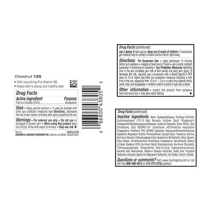 Neutrogena Healthy Skin Liquid Makeup Foundation with Broad Spectrum SPF 20 Sunscreen, Medium Coverage Foundation with Nourishing Pro-Vitamin B5, Chestnut 135, 1 fl. oz