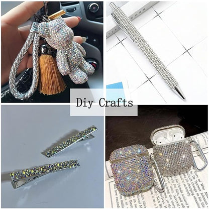 4 Boxes Nail Rhinestones Flatback Rhinestones Nail Charms Multi Shaped Crystals Nails Gems and Rhinestone Jewels Supplies Luxurious Accessories for Women Nails Decorations