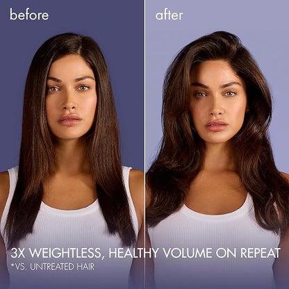 Nexxus Hy-Volume Weightless Lift Cloud Foam Treatment for Flat & Limp Hair, 48 Hours Volume, ProteinFusion with Collagen & Hyaluronic Acid, 5.5 fl oz