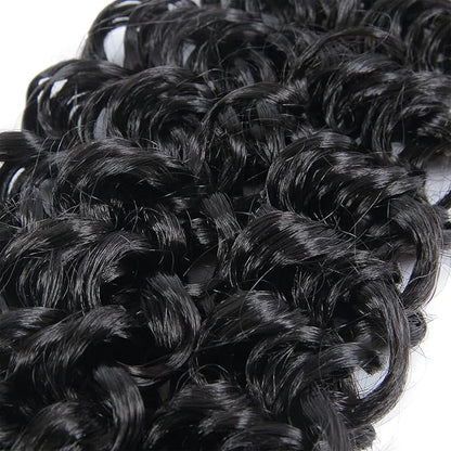 8 Packs Curly Crochet Hair GoGo Curl Crochet hair for Women Natural Black Deep Wave Braiding hair,Synthetic Bohemian Crochet Braid Water Wave Crochet hair Extensions(18inch, 1B)