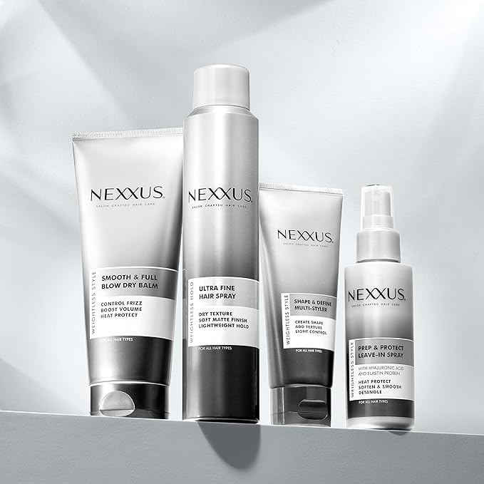 Nexxus Shape and Define Multi-Styler For a Light Hold Weightless Styling Cream Shape, Define and Texture Hair Styling Cream 3.4 oz