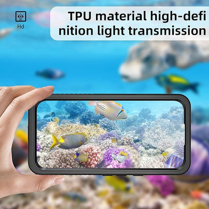 Miimall for Google Pixel 9 Pro Case Waterproof,[IP68 Waterproof &Dual-Layer Protection][Built-in Screen Protector&Camera Protector] Full Body RuggedShockproofWaterproofPhone Case for Pixel 9 Pro 6.3"