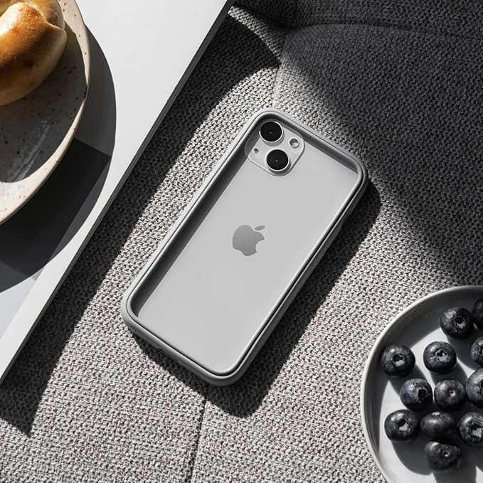 RhinoShield Bumper Case Compatible with [iPhone 15 Pro Max] | CrashGuard - Shock Absorbent Slim Design Protective Cover 3.5M / 11ft Drop Protection - Navy Blue