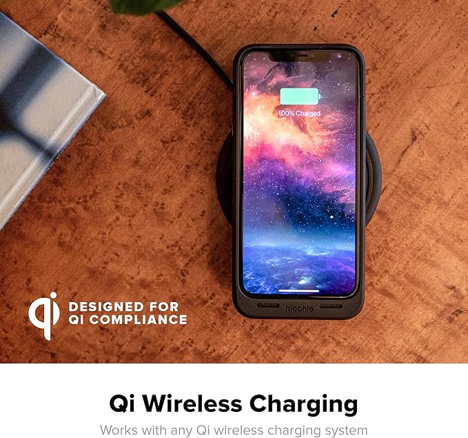 mophie Juice Pack Air- Wireless Charging - Protective Battery Pack Case for Apple iPhone Xs/X - Red