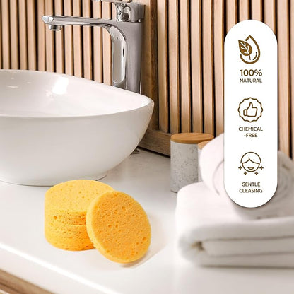200PCS Compressed Facial Sponges, Cleansing, for Personal Spa Esthetician Use