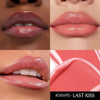 Nude Pink Lipstick for Women Hydrate Cream Lipstick Moisture Lip Gloss Sheer-Medium Coverage Shine Tinted Lip Balm for Dry Lips, DM95 Nude Pink