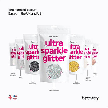 Mother of Pearl Iridescent Ultra Sparkle Glitter, Craft Glitter for Tumblers Candle Slime, Festival Body Face Nail Glitter, Glitters Powder Packs for Resin Mother of Pearl 100g / 3.5oz