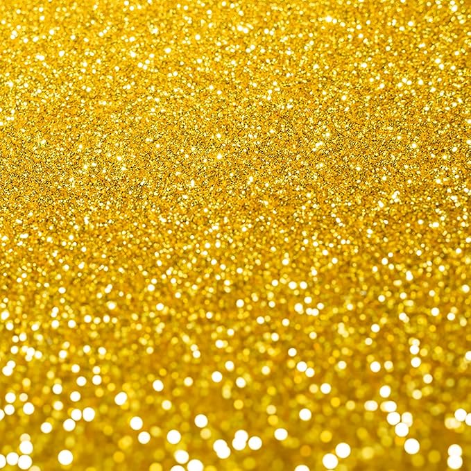 Hemway Premium Ultra Sparkle Glitter Multi Purpose Metallic Flake for Nail Art, Cosmetic Graded, Makeup, Festival, Party, Hair, Body and Eyes 100g / 3.5oz - Gold