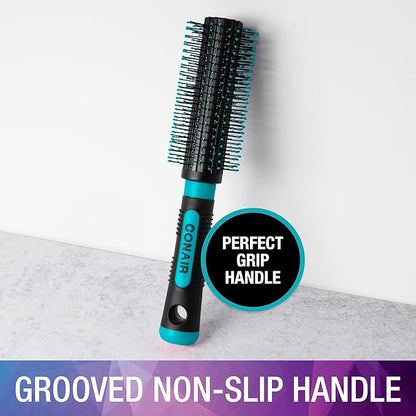Conair Salon Results Round Brush - Nylon Bristle Hairbrush for Blowout Styling