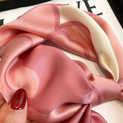 100% Pure Mulberry Silk Scarfs 26"x26" Square Scarf Women Neckerchief Headscarf hair scarf bandana Gift Packed