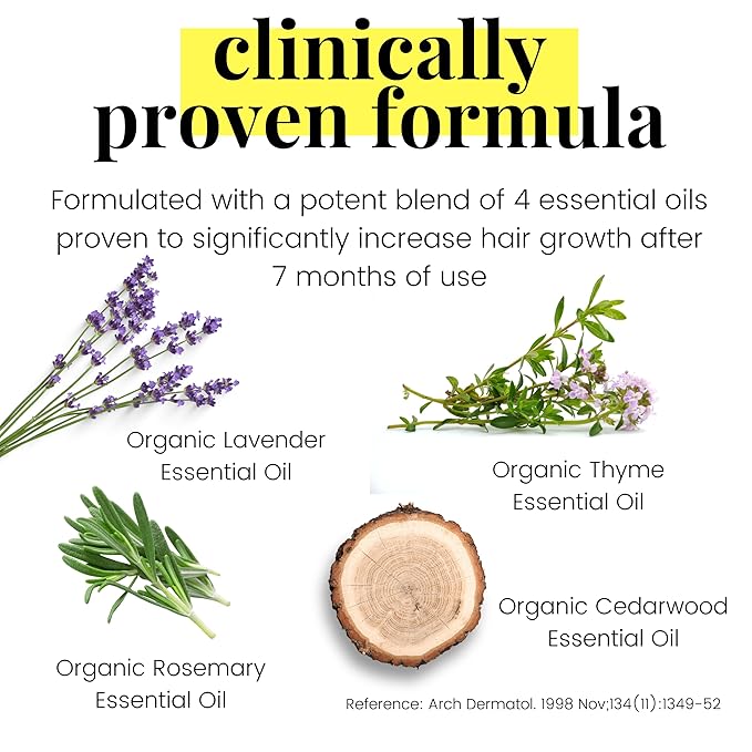 USDA Organic Rosemary Oil for Hair Growth with Castor, Jojoba & More by Vegan Mia | for Intense Nourishment & Dry Scalp Treatment - Get Healthier, Thicker & Shiny Hair Naturally (with Exclusive eBook)