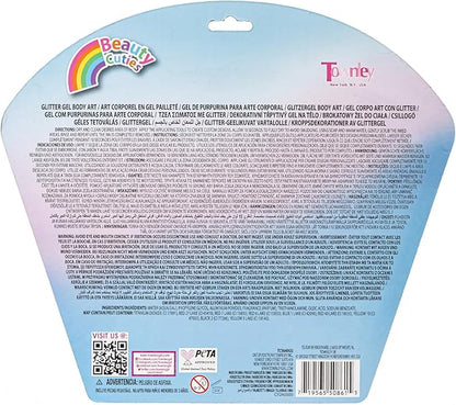 Townley Girl Mermaid 16 Piece Glitter Pen Body Art Set, Glittery and Bright Colors, Ages 3