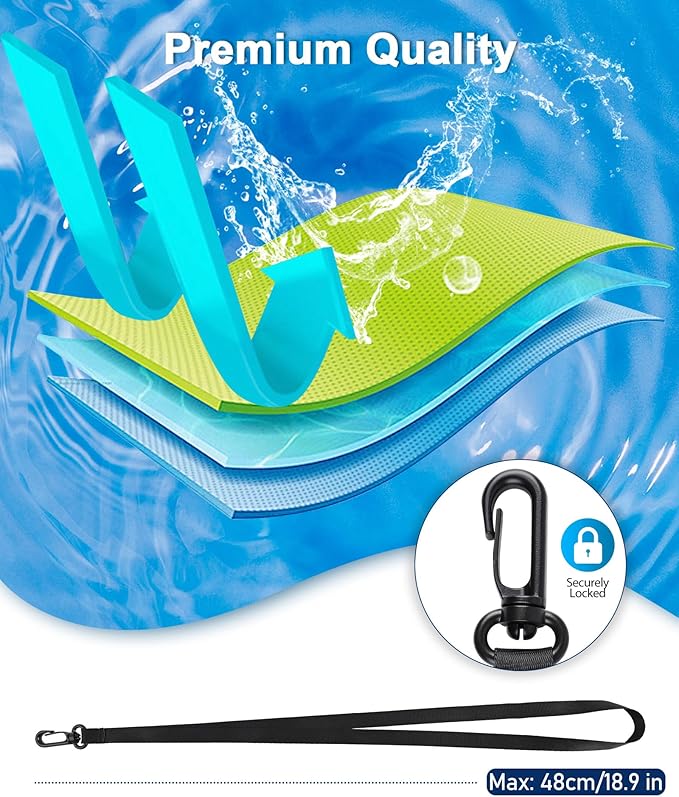 2025 Waterproof Phone Pouch: 2 Pack Cruise Ship Essentials Must Haves Dry Bag for Vacation Beach Travel Kayak Accessories, Water proof Case for iPhone 16 15 14 13 12 Plus Pro Max Galaxy - Black+Blue