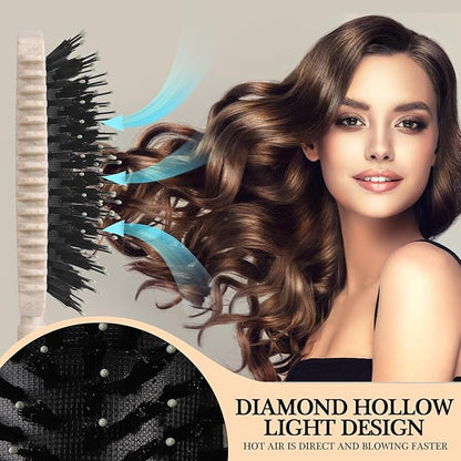 Curly Hair Brush Defining, Volume Curl Defining Brush for Curly Hair, Detangling Shaping and Styling Women's Curls to Reduce Pulling (Beige 1PC)