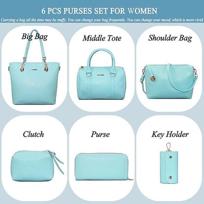 2E-youth Designer Purses and Handbags for Women Satchel Shoulder Bag Tote Top Handle Bag