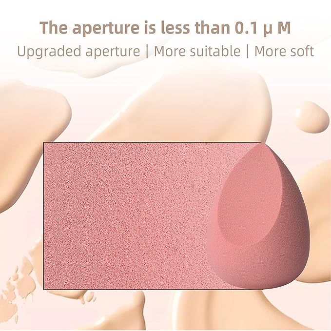 COSTICA Makeup Sponge Set Blender, Beauty Sponge Makeup Blender Flawless for Liquid - Multi Colored 8 pcs Exquisite Packeged
