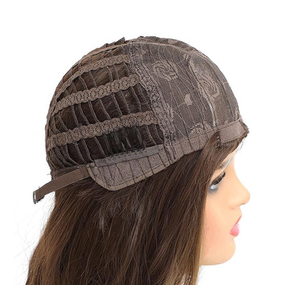 100 Pieces Wig Combs Wig Clips Wig Combs to Secure Wig 7-teeth Wig Accessories Tools For Making Wig Caps Wig Comb (Brown,100 Pcs)