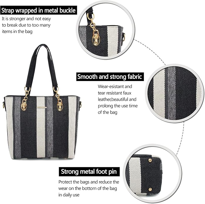 2E-youth Designer Purses and Handbags for Women Satchel Shoulder Bag Tote Top Handle Bag
