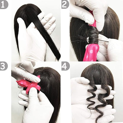 Aimin Hair Heatless Curlers, Soft Hair Curlers To Sleep In, Overnight Heatless Curls For Long Hair, No Heat Foam Curlers, Satin Sponge Rollers For Hair(20 pcs, neutral colour) …