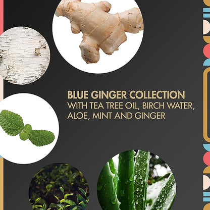 My Black is Beautiful Invigorating Scalp Scrub Treatment for Dry Scalp and Damaged Hair, Blue Ginger and Mint, 4.2 fl oz
