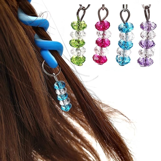 12 Colors Girls Hair Braid Clips, Hair Styling Twister Barrette, Spiral Spin Hair Tool Accessories for Birthday Pary, Bar, Wedding