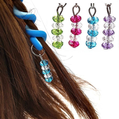 12 Colors Girls Hair Braid Clips, Hair Styling Twister Barrette, Spiral Spin Hair Tool Accessories for Birthday Pary, Bar, Wedding