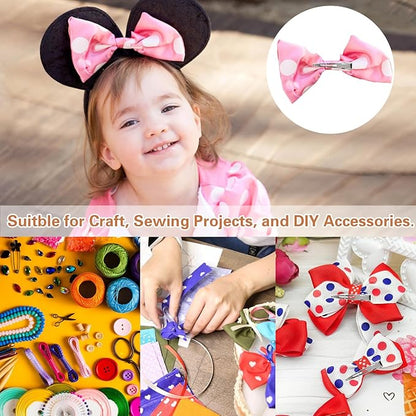 Hair Clips for Women Styling, 44Pcs Metal Duck Billed Pin Curl Clips, Hair Pins, Salon, Makeup, Hair Dyeing, Silver & Black