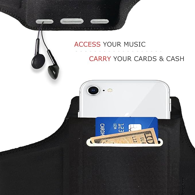 Waterproof Samsung Galaxy Plus S25/S24/S23/S22/S21/S20 Running Armband. Sports Phone Case Holder for Runners