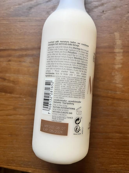 natura - Ekos Murumuru Restoring Conditioner - Anti-Damage - Hair Detangler & Moisturizer - Combat Dryness - Vegan Hair Care - Brazilian Beauty Secrets - Personal & Self Care - 10.1 fl oz (300ml)