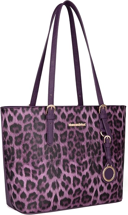 Montana West Purses for Women Tote Bag 3Pcs Set Leopard Print Satchel Handbags
