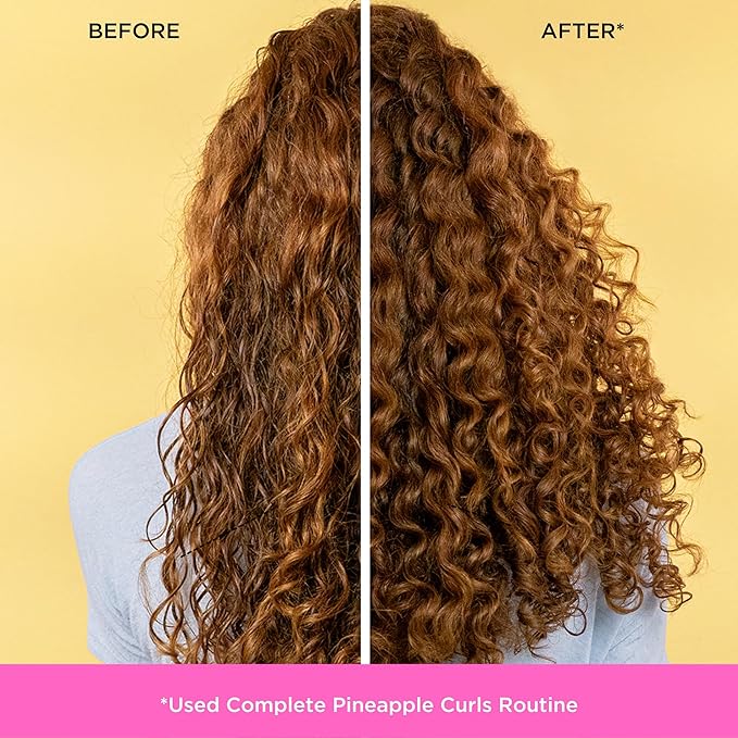 Pacifica Beauty 12.0 Fl Oz Pineapple Curls Curl Enhancing Shampoo - Hydrating & Frizz Control with Argan Oil & Hyaluronic Acid, Vegan + Cruelty Free