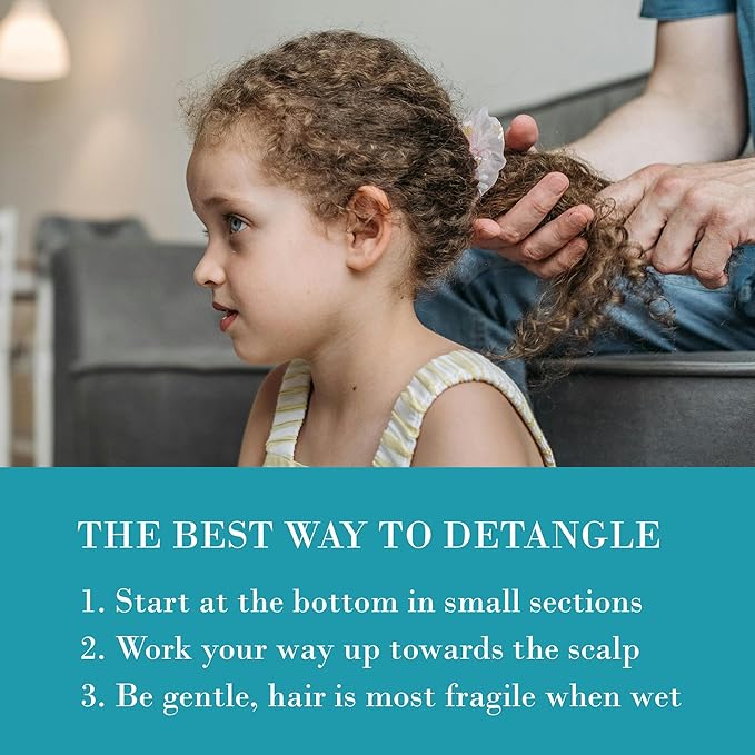 Original Sprout Miracle Detangler Spray, Lightweight Non-Greasy Leave-In Conditioner Spray for All Hair Types, Smooths, Softens & Detangles, Vegan, Cruelty-Free, Safe for Kids & Adults, 12 fl oz