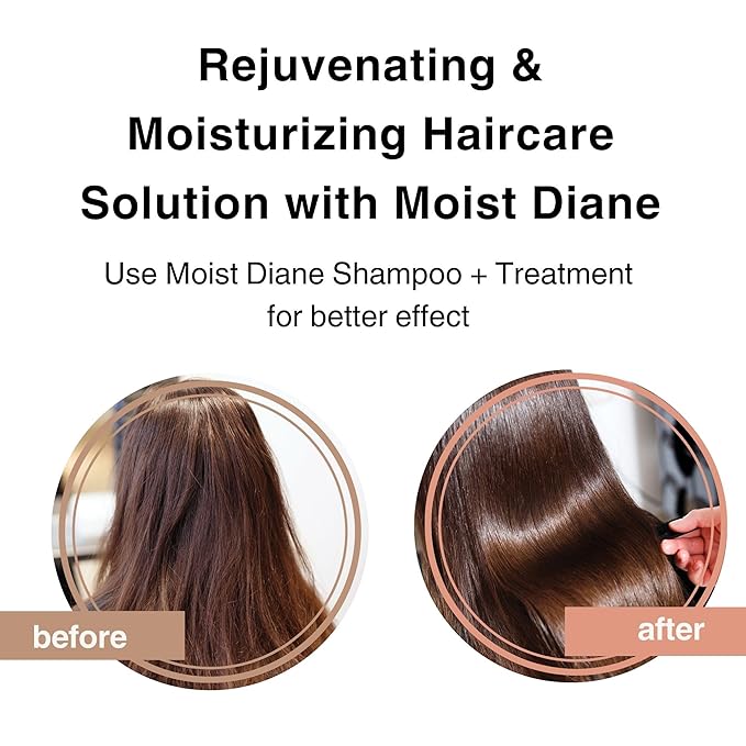 Moist Diane Keratin Hair Treatment for Hair Fall & Thin Hair Women & Men, Organic Hair Care with Argan Oil & Biotin from Japan, Silicone & Sulfate Free, EXTRA VOLUME & SCALP, 15.2 Fl Oz