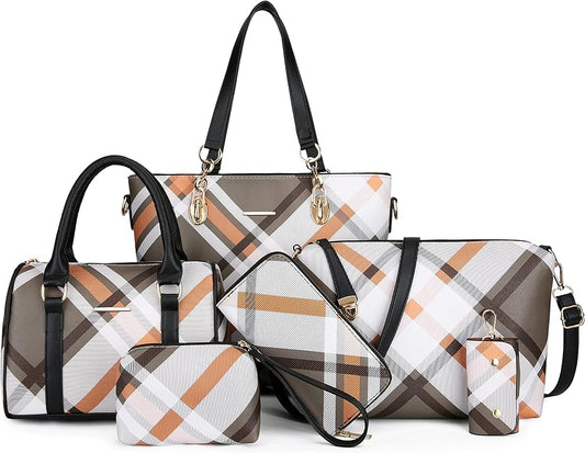 2E-youth Designer Purses and Handbags for Women Satchel Shoulder Bag Tote Top Handle Bag