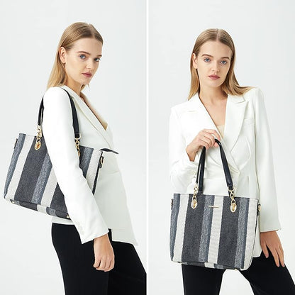 2E-youth Designer Purses and Handbags for Women Satchel Shoulder Bag Tote Top Handle Bag