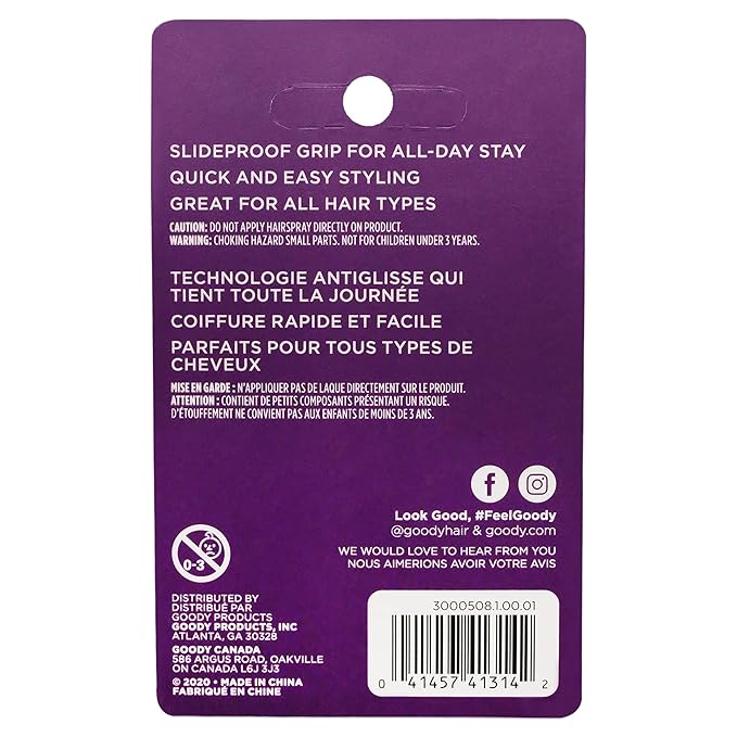 Goody Classics Mini Claw Clips - 42-Pack, Assorted Colors - For All Hair Types - Great for Easily Pulling Up Your Hair - Pain-Free Hair Accessories for Women, Men, Boys and Girls